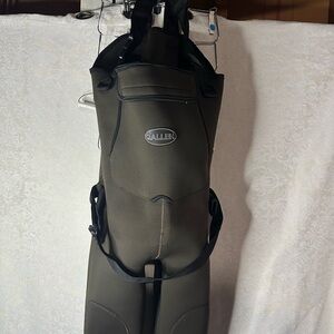 Allen 12863 Rock Creek Stockingfoot Neoprene Chest Waders Brown And Black Size L